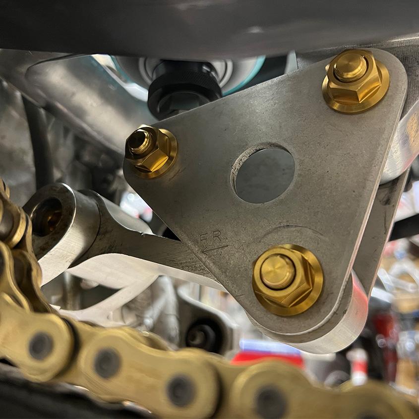 K'sガレージ NSR250R リアサス リンクプレート リンクアーム チタン