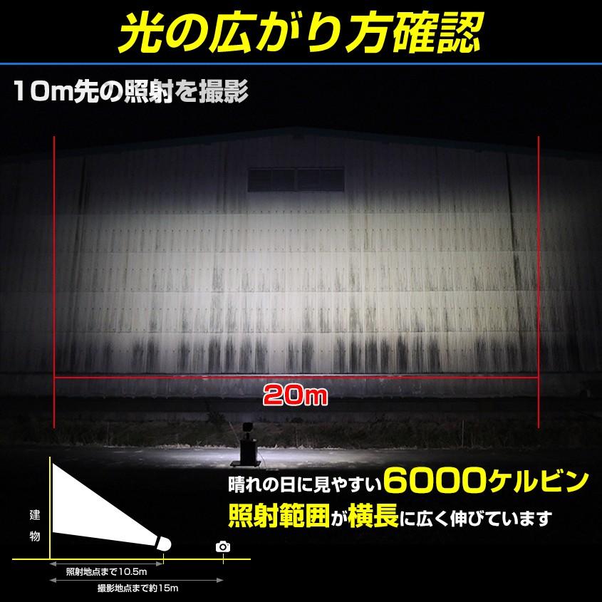 K'sガレージ HID 作業灯 55w 拡散 (6000k) 防水 キセノンライト 除雪車