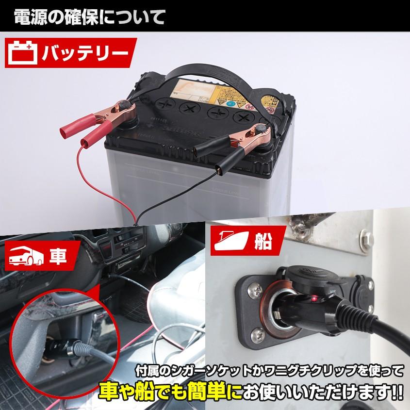 シラスウナギ LED 水中集魚灯 オレンジ 25w 12v バッテリー専用 水中灯 集魚灯 イカ釣り水中ライト アジ メバル タチウオ 夜釣り 仕掛け｜ksgarage｜02