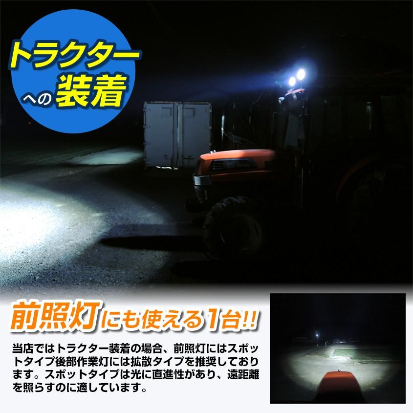 K'sガレージ 2台セット LED 作業灯 36w スポットタイプ 24v 12v K'sガレージ 2台セット LED 作業灯 36w スポットタイプ 24v 12v