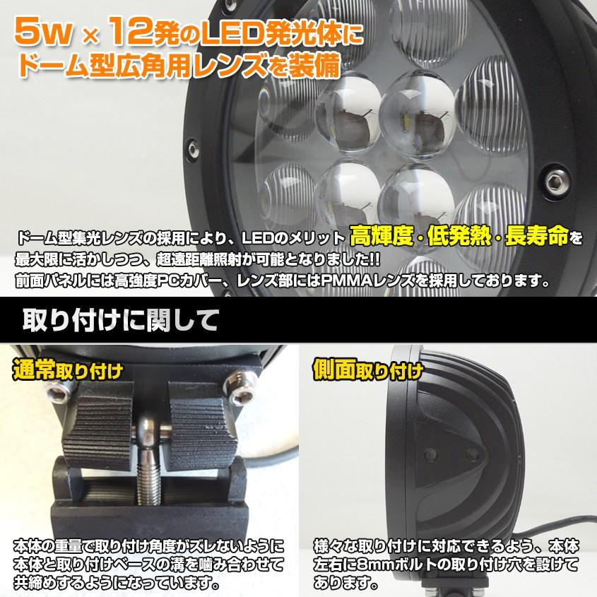 K'sガレージ 船 サーチライト LED 60w オレンジ 24v 12v 兼用 K'sガレージ 船 サーチライト LED 60w オレンジ 24v 12v 兼用