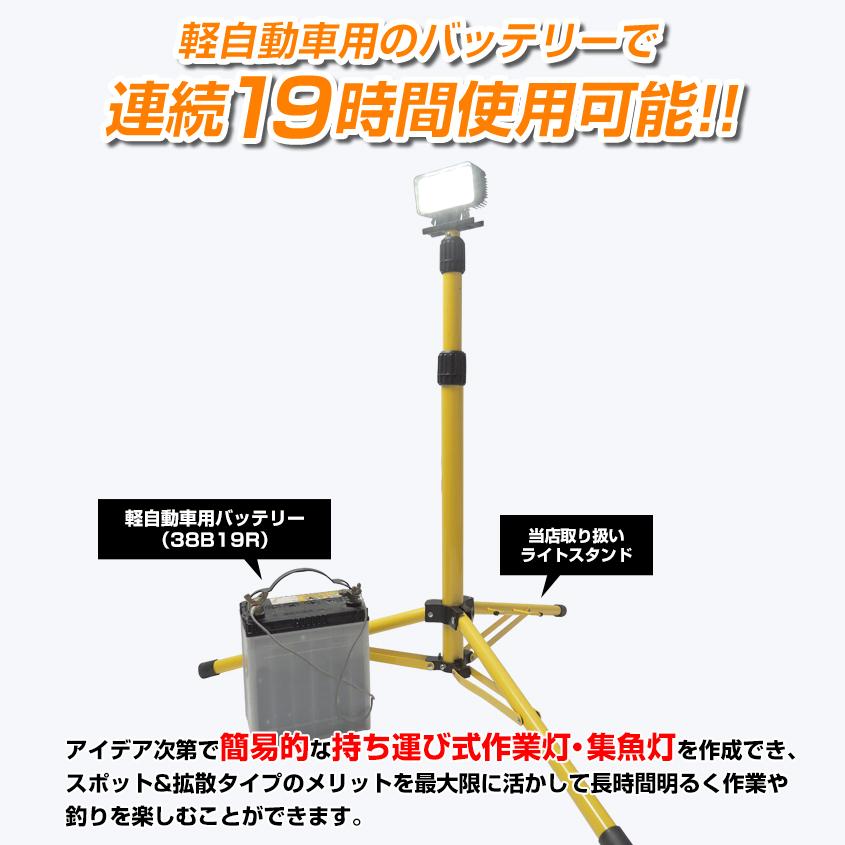 アウトレット品 トラック LED 24v 12v 兼用 路肩灯 取り付け ステー素材 【耐食 ステンレス SUS316製】 バックライト 車 爆光 車幅灯 作業灯 デッキライト｜ksgarage｜11