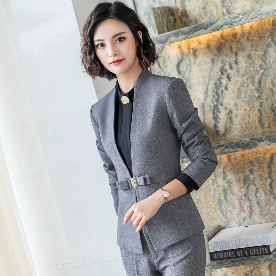 新品即決 新規レディースオフィススーツセット 美容師 出勤服ol面接スーツ 入学式卒業式2枚セットスカート ブルー 黒 ベージュs 4xl ベージュ スーツ 絶賛 Skylanceronline Com