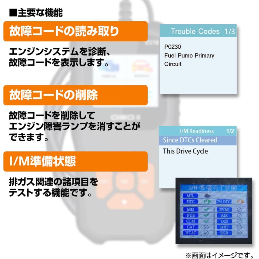 2026年版 OBD2 診断機 車両 日本語 自動車 故障診断機 スキャンツール