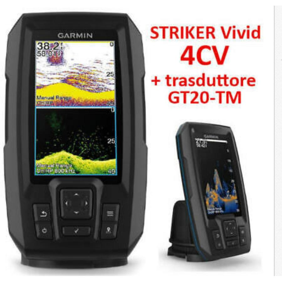 Garmin STRIKER vivid 4cv GT-20TM ガーミン ストライカー 魚探 Garmin STRIKER vivid 4cv GT-20TM ガーミン ストライカー 魚探