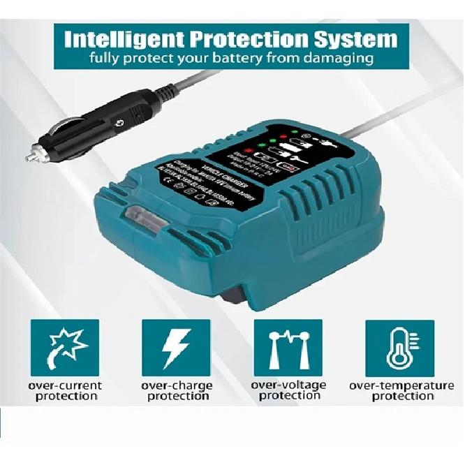マキタ makita 充電器 18v シガーソケット 車載充電 コンパクト充電器