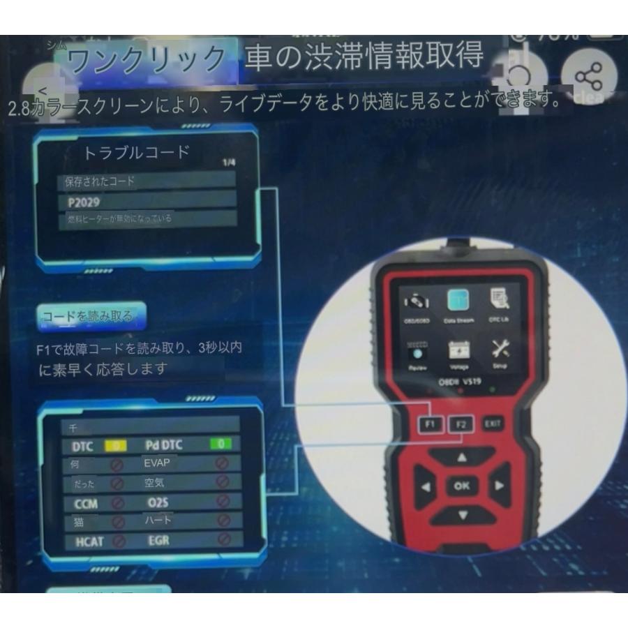 OBD2 MAXWIN OBD-DIA02 診断機 故障診断 スキャナー 故障コード 約