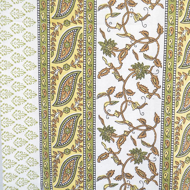 エスニック柄 インド綿100％ 210cm×140cm 大きめ マルチカバー