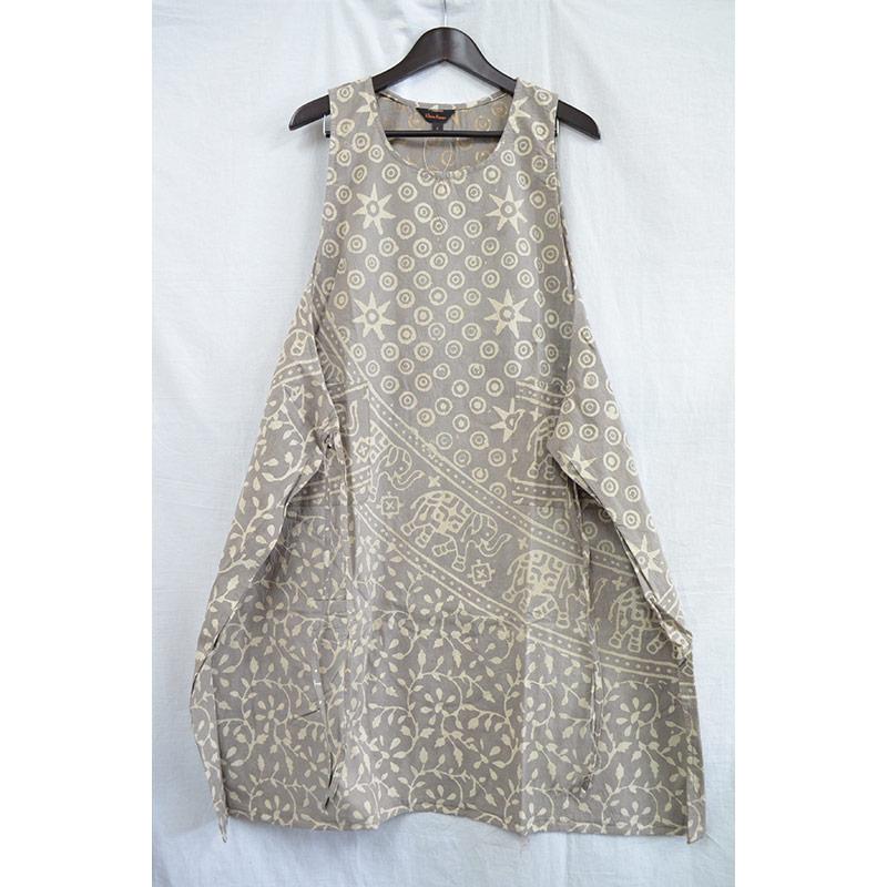 エスニック柄 エプロン ドレス ワンピース 綿100 ギガランキングｊｐ