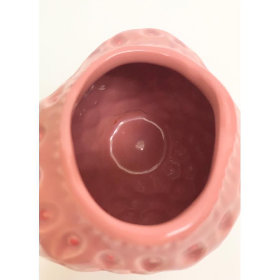DESPOTS/デスポッツ おしゃれなストロベリー フラワーベース レッド