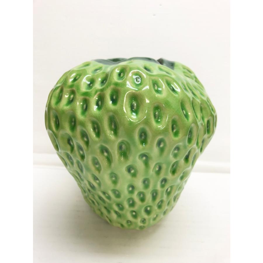 限定値下げ中‼️DESPOTSデスポッツストロベリー花瓶グリーンLフラワーベース DES POTS(デスポッツ) ストロベリーフラワーベース 【green】S