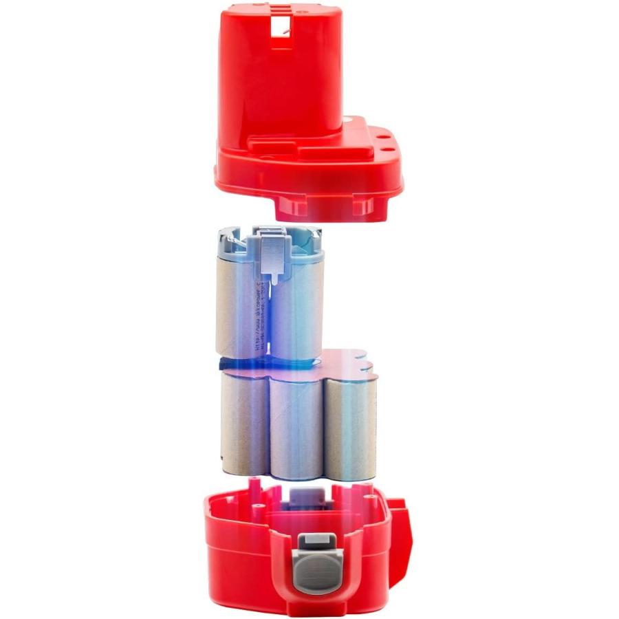 Makitaマキタ 12V 3.0Ah互換バッテリー PA12 1250 1235 1235B 1235F