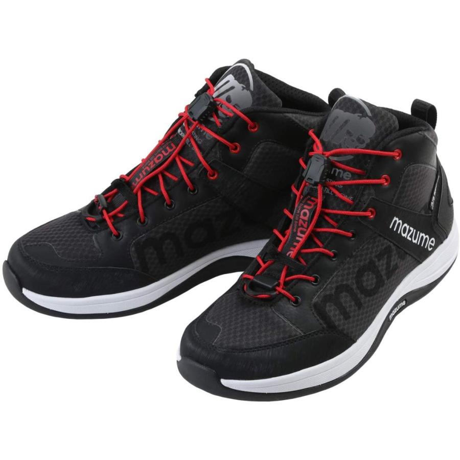 マズメ Mazume Mazume Rough Water デッキシューズ ハイカット Mzsh 408 03 ブラック L 新入荷