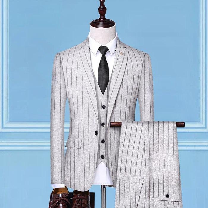スーツ メンズ ビジネス スリーピース 大きいサイズ 1つボタン M-4XL スリム 紳士 おしゃれ ビジネススーツ 就職活動｜ksmc-shop｜05