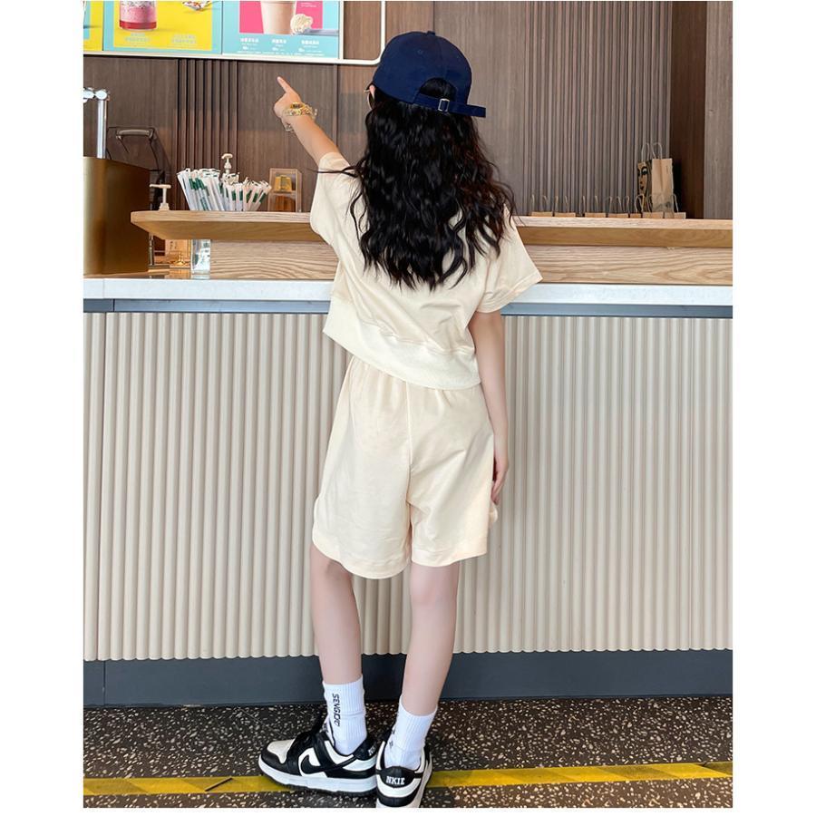 子供服 セットアップ 女の子 半袖 夏 2点セット 子供ジャージ ヒップホップ 韓国子供服 キッズ 可愛い おしゃれ 小学生 通学着 新品 120 130 140 150 160｜ksmc-shop｜11