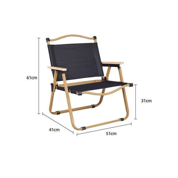 折りたたみ椅子 アウトドアチェア 軽量 コンパクト 椅子 レジャー キャンプ用品 背もたれ付 持ち運び 簡単組立 ローチェア レジャー｜ksmc-shop｜03
