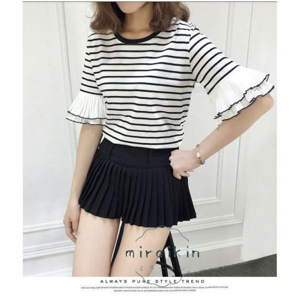 プリーツプリーズ　黒×白　ボーダー　トップス　美品 楽天市場】ボーダー（ブランドイッセイミヤケ）（レディース
