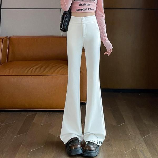 フレアパンツ スラックスパンツ レディース スリム ロングパンツ フレアパンツ スラックスパンツ レディース スリム ロングパンツ