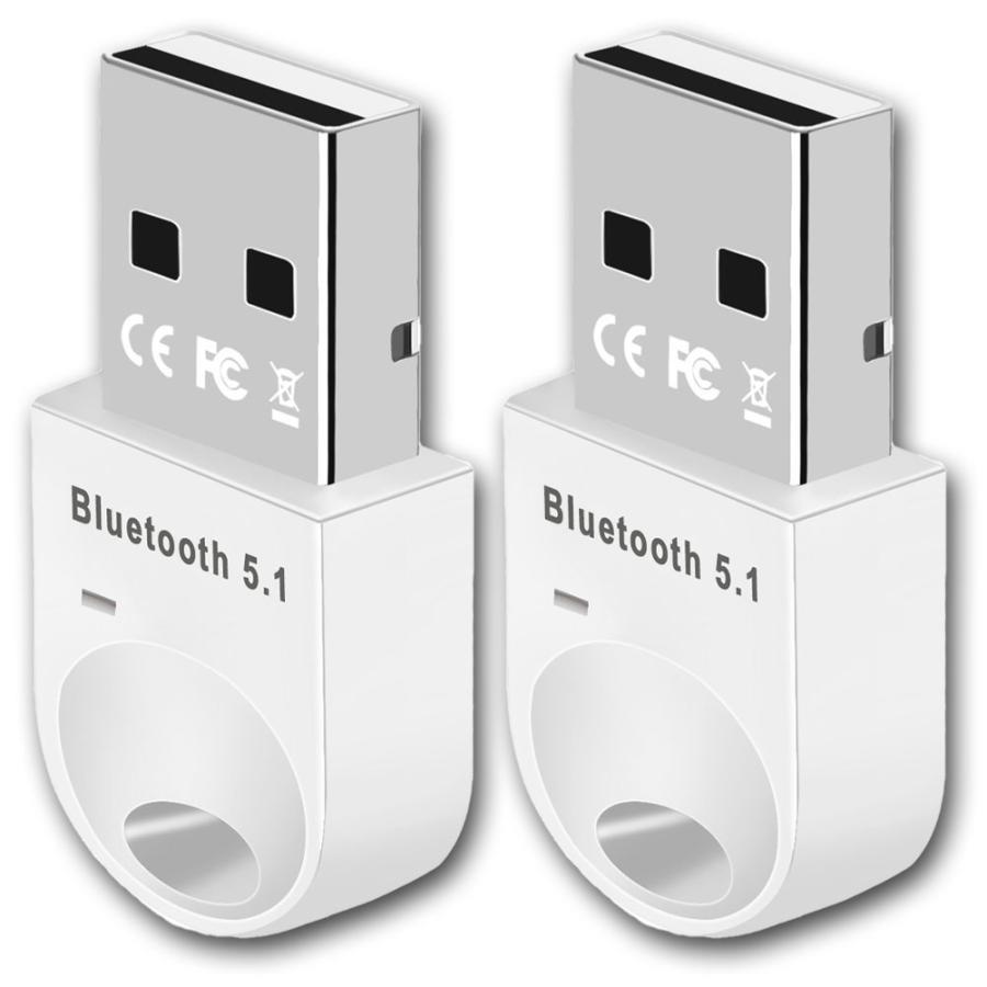 Bluetoothアダプタ USBアダプタ Bluetooth5.1 USB PC パソコン 用 レシーバー 子機 無線 ワイヤレス 低遅延 EDR｜ksmc-shop｜02