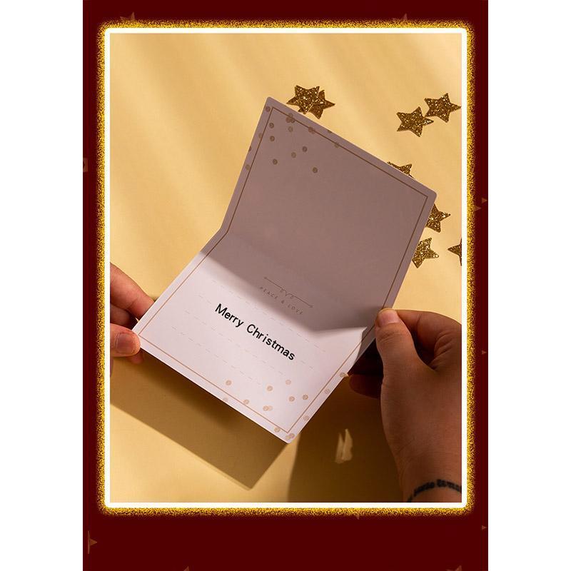 クリスマスカード 3D 立体 メッセージカード 6枚セット クリスマス ツリー かわいい カード 可愛い お祝い 挨拶 雪だるま｜ksmc-shop｜12