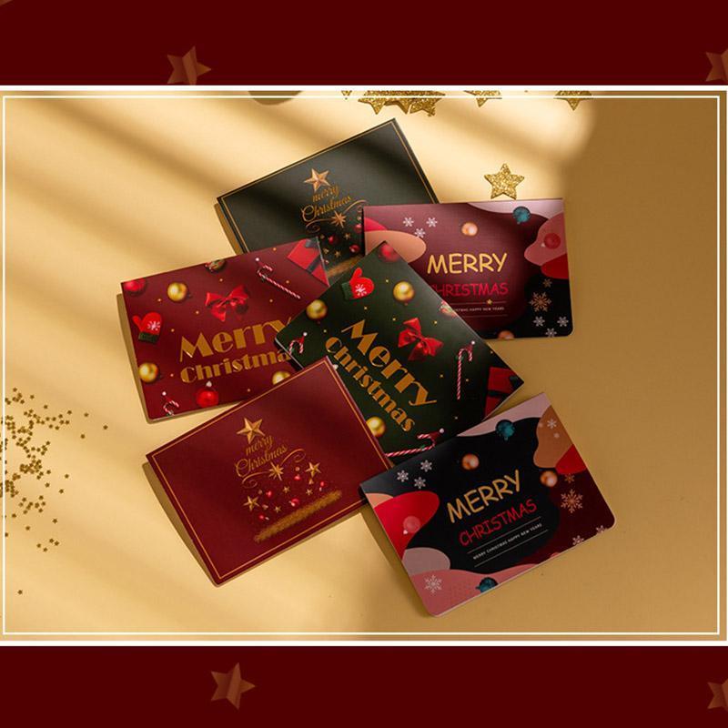 クリスマスカード 3D 立体 メッセージカード 6枚セット クリスマス ツリー かわいい カード 可愛い お祝い 挨拶 雪だるま｜ksmc-shop｜14