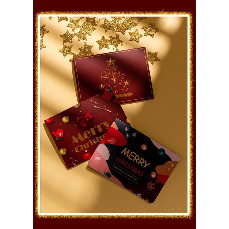 クリスマスカード 3D 立体 メッセージカード 6枚セット クリスマス ツリー かわいい カード 可愛い お祝い 挨拶 雪だるま｜ksmc-shop｜10