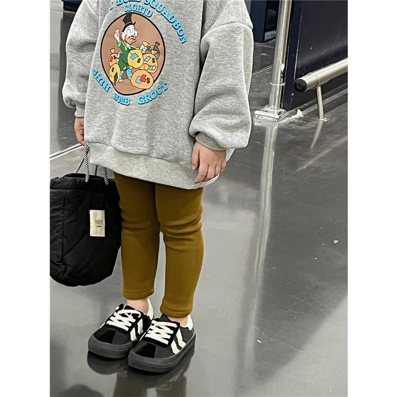 キッズ レギンスパンツ 長ズボン ストレッチ 韓国風 秋冬 スパッツ 裏起毛 スキニーパンツ 子供服 防寒保温 厚手 女の子 可愛い カジュアル｜ksmc-shop｜03