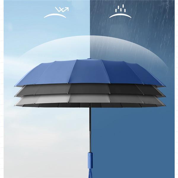 折りたたみ傘 自動開閉 晴雨兼用 UVカット 32本骨 ダブルキール レディース 日傘 雨傘 遮熱 遮光 コンパクト ワンタッチ ビジネス ひんやり傘｜ksmc-shop｜20