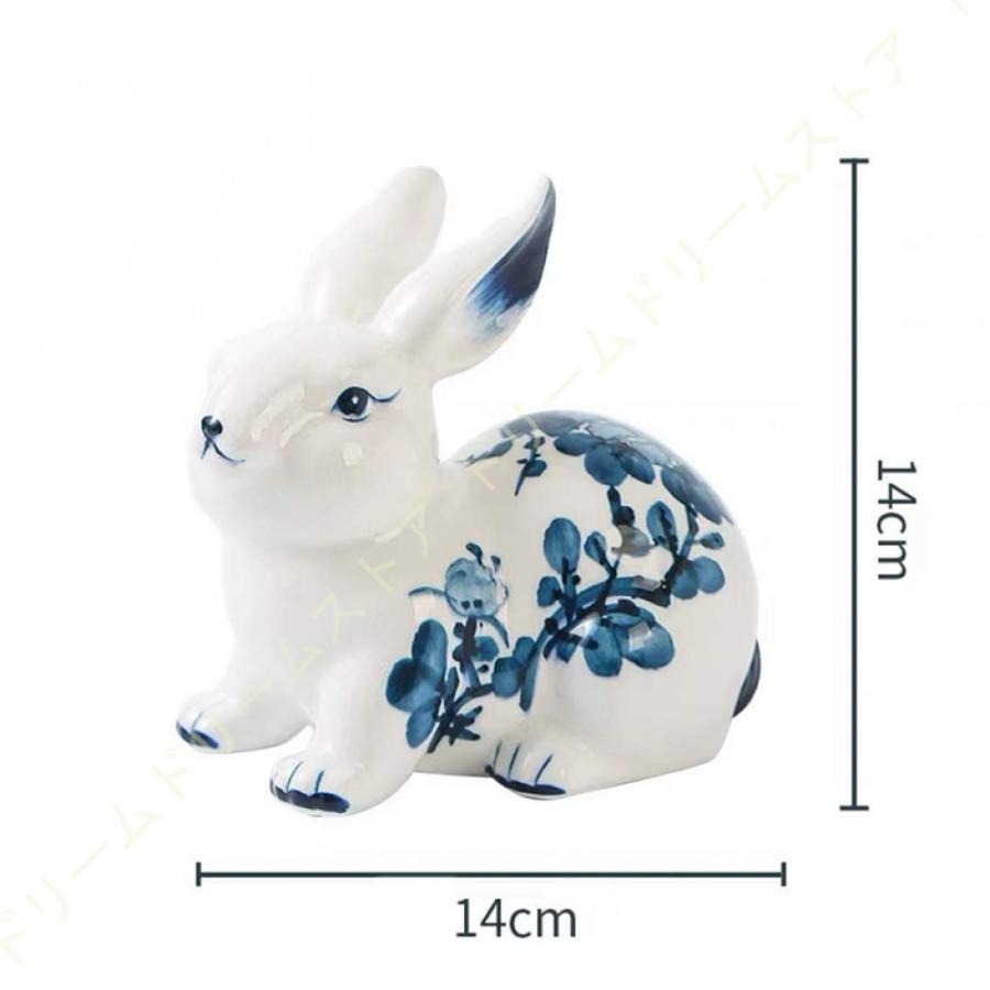 ウサギ 置物 飾り かわいい セラミック 兎陶器置物 イースター ウサギ 置物 飾り かわいい セラミック 兎陶器置物 イースター