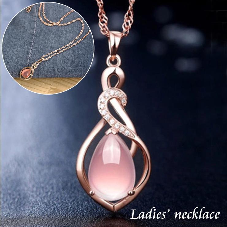 ネックレス ペンダント レディース アクセサリー 女性用 しずく型 涙型 