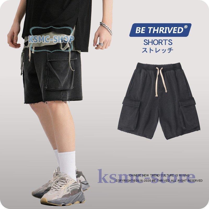 ハーフカーゴパンツ メンズ スウェットパンツ カットオフ ヴィンテージ