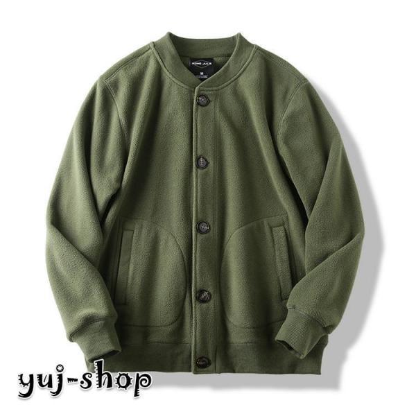 ジャケット メンズ フリースジャケット ボアフリース 裏起毛 あたたか 防寒 秋服 秋物｜ksmc-shop｜03