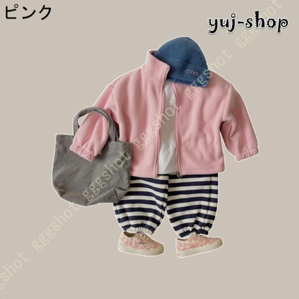 モコモコ アウター キッズ 子供服 ジャケット ボアコート キッズ 男の子 女の子 秋 冬 アウターウエア ボア もこもこ 無地 コート 防寒 保温 ジャンパー｜ksmc-shop｜09