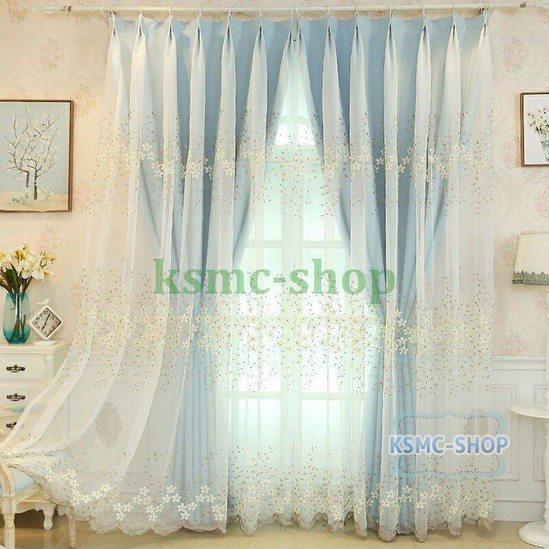 リアル カーテン 可愛い レースカーテン エレガント 花柄 レースカーテン 5 ヒダをお選びください 2倍ヒダ Pathwaysfl Org