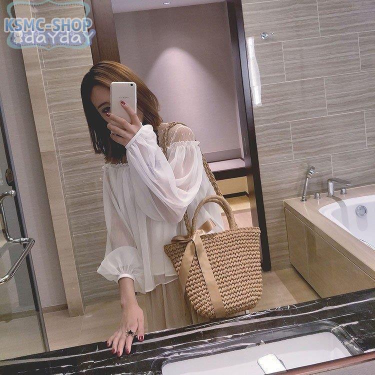 カゴバッグ トートバッグ ショルダーバッグ 2way 鞄 夏 かごバッグ