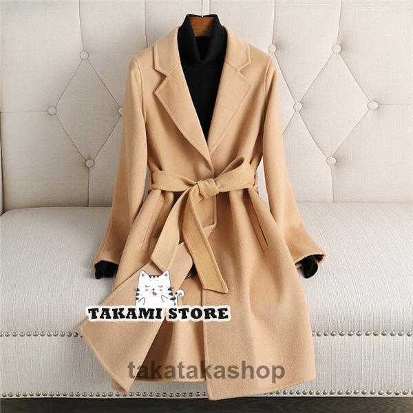 ✨美品✨UNTITLED リバー素材 オーバーチェスターコート サンド