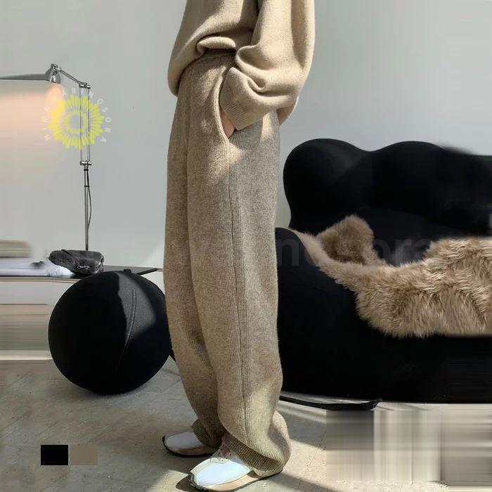 ニットパンツ レディース リブパンツ ウールパンツ ワイドパンツ ニットパンツ レディース リブパンツ ウールパンツ ワイドパンツ