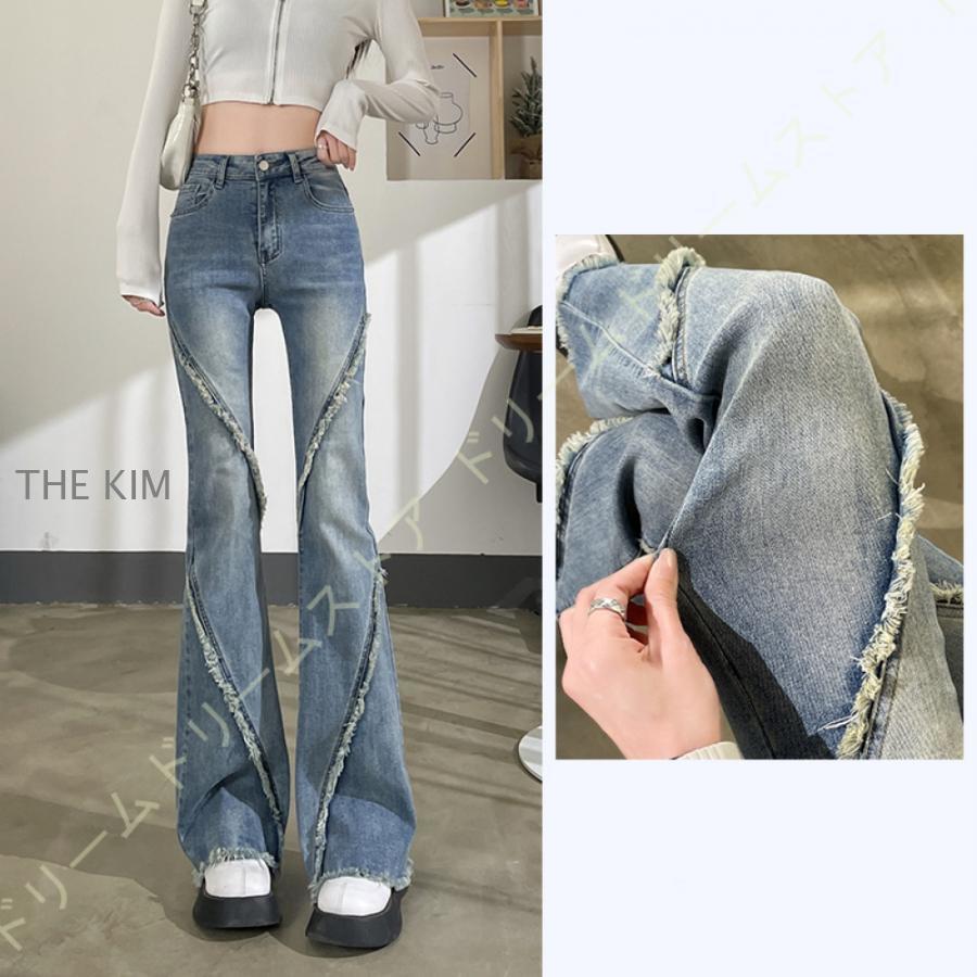 デニム フレアパンツ 秋物 レディース デニムパンツ フレア デニム フレアパンツ 秋物 レディース デニムパンツ フレア