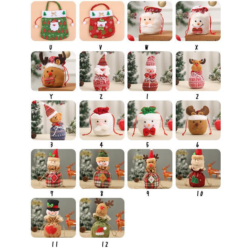 2点セット クリスマスソックス 靴下 キャンディーソックス 飾り ギフト 壁掛け 置物 雑貨 可愛い装飾｜ksmc-shop｜11