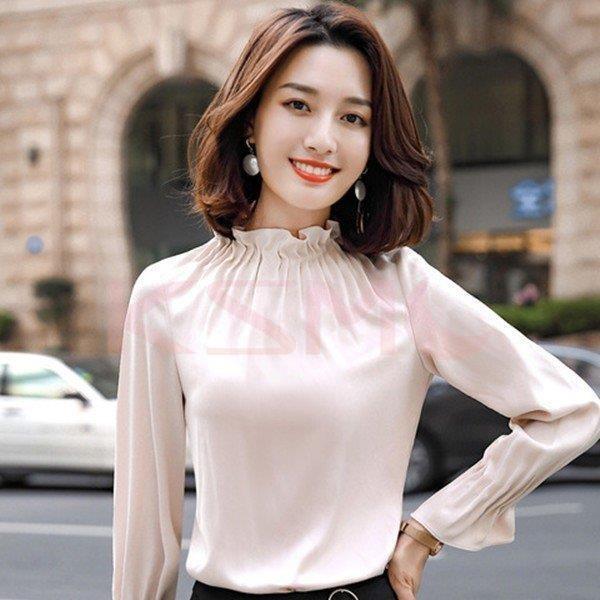 ブラウス レディース 春夏秋冬 長袖 トップス シフォン シャツ おしゃれ 韓国風 フォーマル 通勤 着痩せ スーツ インナー 大きいサイズ ビジネス きれいめ 大人 人気ブランド多数対象