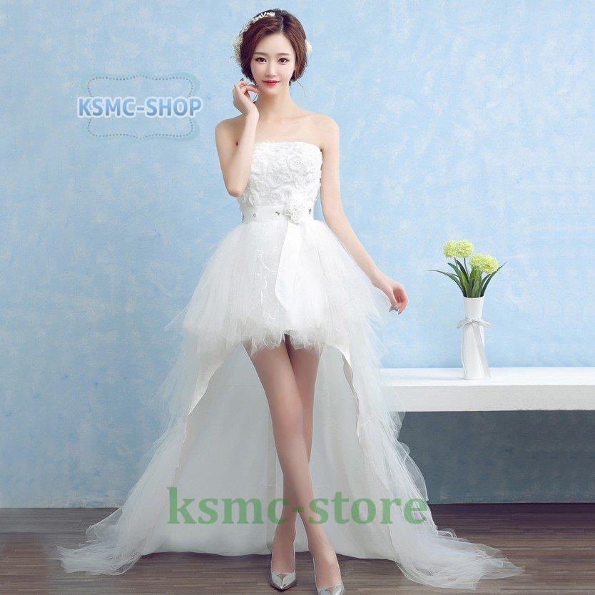 国内先行発売 ウエディングドレス エンパイア 格安 トレーンドレス 前ミニ ウェディングドレス 結婚式 マタニティドレス 二次会 ロングドレス 花嫁 パーティードレス 演奏会 送料込み価格 Www Pesticon Sg