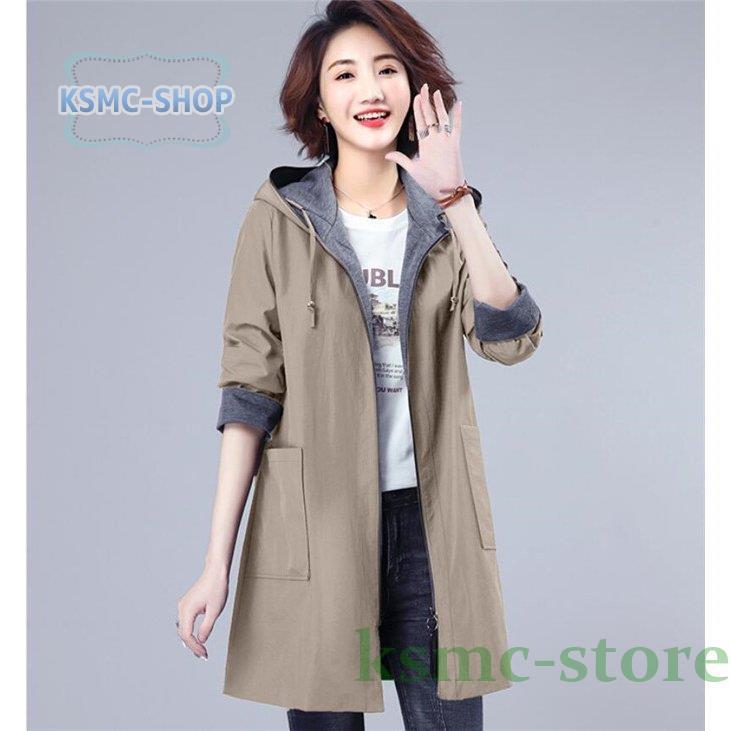 即日発送対応 スプリングコート レディース トレンチコート フード ロング 秋物 春コート 通勤 美品 春 アウター 21 オンラインストア人気商品 Www Superavila Com