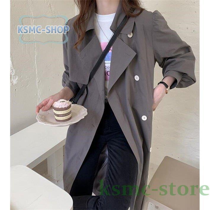 在庫限 トレンチコート レディース 21 スプリングコート 落ち感 チェスター ロングコート 春 コート カジュアルコーデ 着痩せ アウター シンプル 代 30代 40代 当日配達 Www Superavila Com