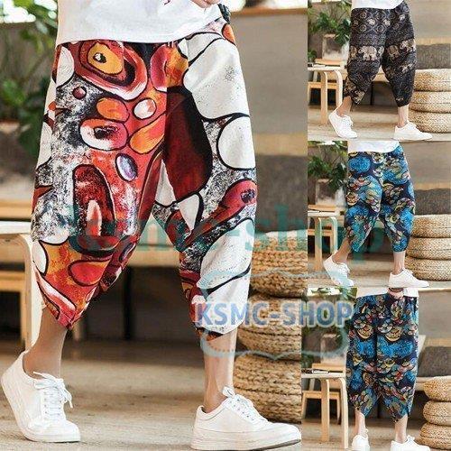 サルエルパンツ メンズ ワイドパンツ ガウチョパンツ 花柄 7分丈パンツ ハーフパンツ ゆったり ショートパンツ 夏 春秋 大きいサイズ Nk4 Ksmcヤフーショップ 通販 Yahoo ショッピング