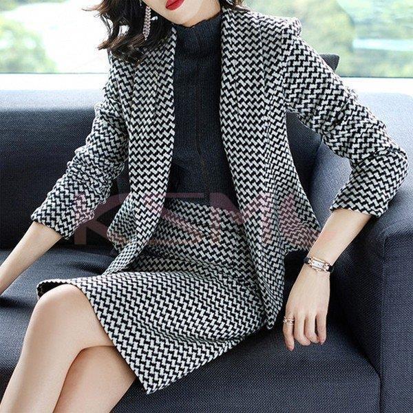 返品送料無料 通勤 おしゃれ カジュアル 大きいサイズ ガウチョパンツ コート アウター 長袖 秋冬 40代 フォーマル レディース セットアップ Ol 新品 着痩せ 上品 大人 卒業式 セットアップ サイズ S Www Auschule S Schule Bw De