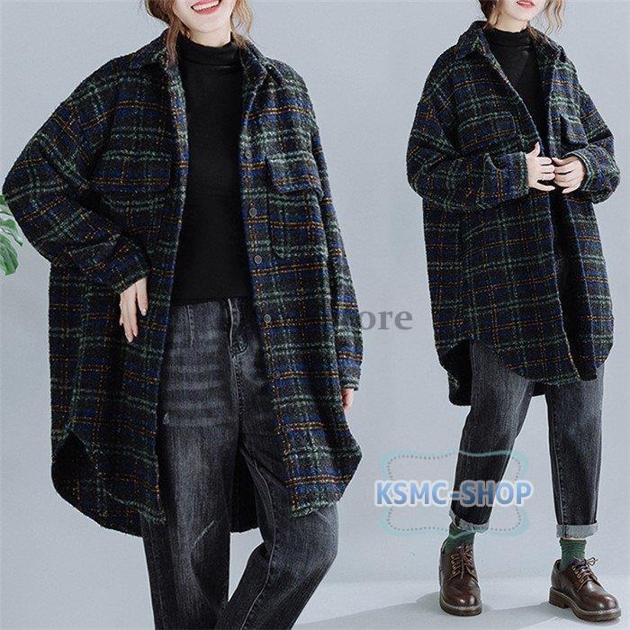 レディースファッション ブティック チェック柄シャツコート レディース 秋 冬 長袖 ショートトコート アウター コート 厚手シャツ 胸ポケット付き 大きいサイズ 通勤 上品 お洒落 代 30代 40代 R0z1irsaov Www Totenka Com