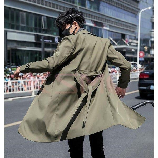 保障できる トレンチコート メンズ ビジネスコート スプリング チェスターコート アウター 春 ピーコート Pコート ジャケット スリム 最安値に挑戦 Iniciatupyme Cl