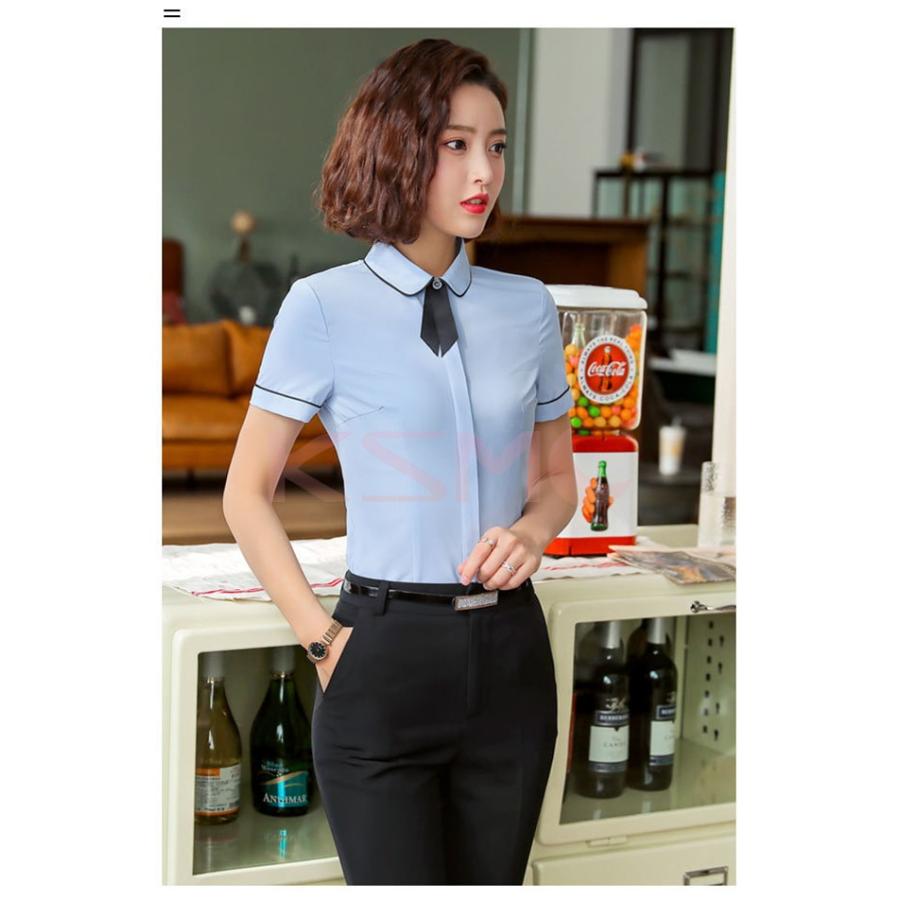 市場 シャツ 制服 女性用 ブラウス オフィス 長袖 レディース スーツ ビジネス フォーマルシャツ 男性用 ワイシャツ