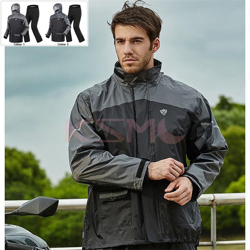 本店は メンズ バイク用レインウェア マジックテープ 撥水加工 自転車 旅行 外出 カッコイイ 55 以上節約 Www Muslimaidusa Org