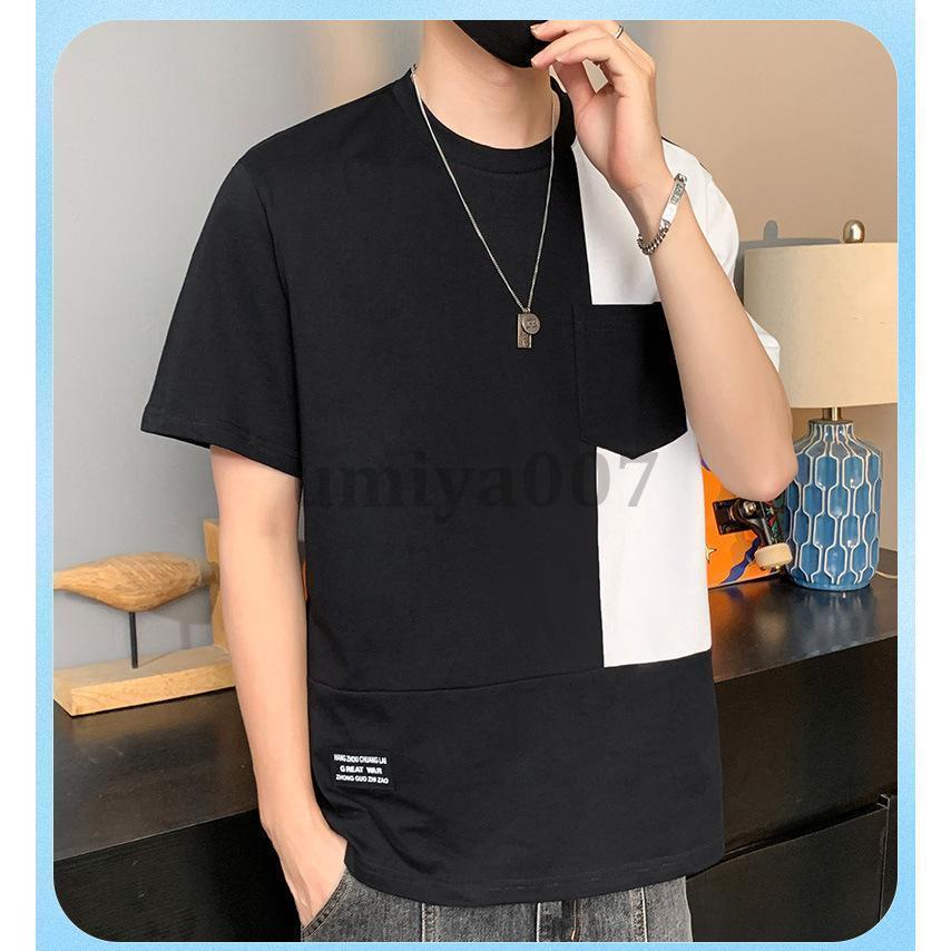 メンズファッションTシャツ メンズ  半袖Tシャツ トップス クルーネック 半袖 ティーシャツ カジュアル おしゃれ｜ksmc-shop｜13